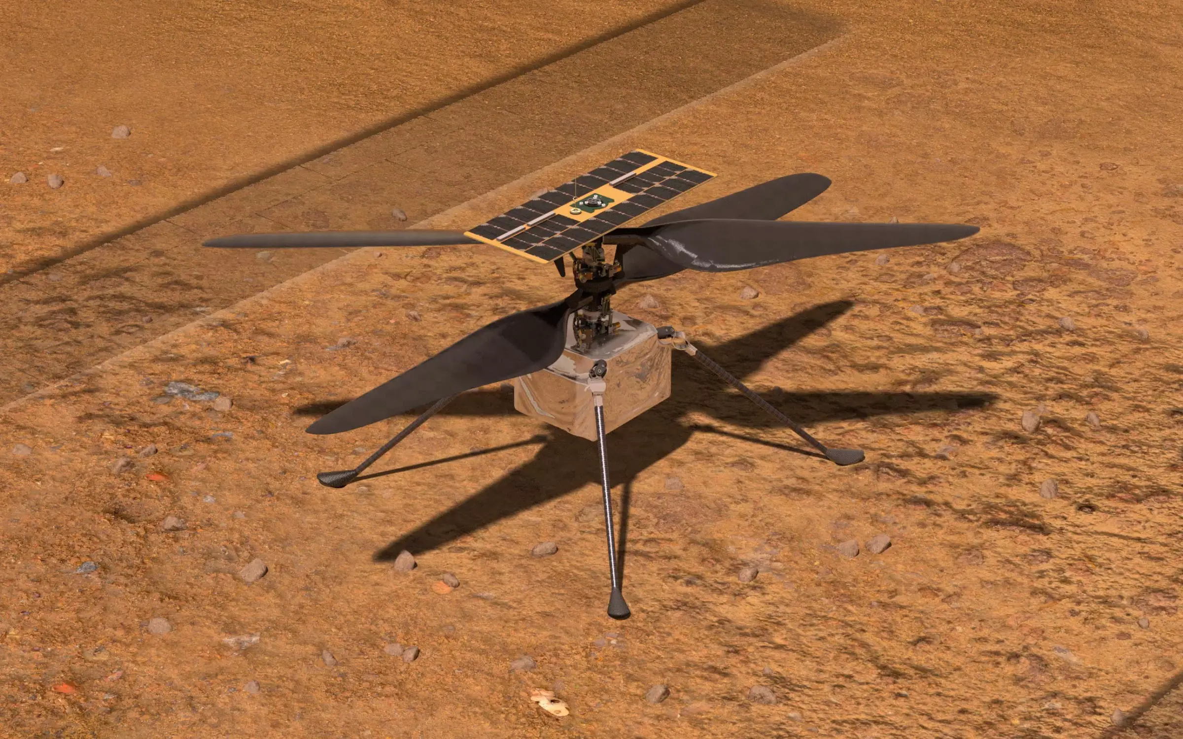 NASA's innovatieve Mars-helikopter belt eindelijk naar huis