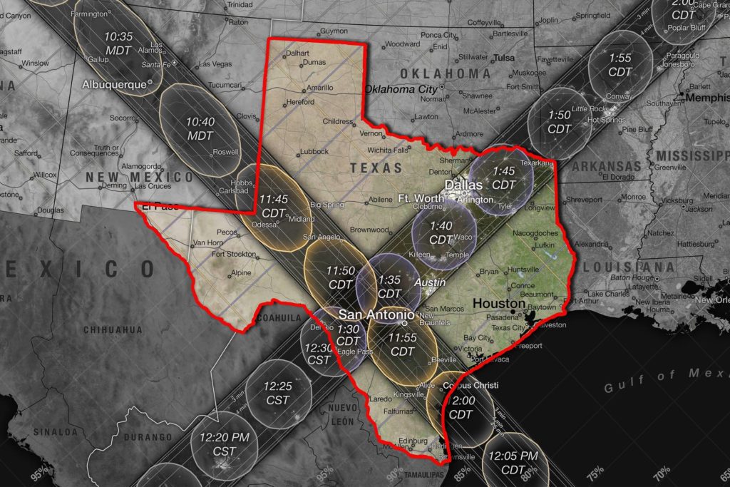 Steden in Texas bereiden zich voor op zonsverduisteringstoerisme in de "Ring of Fire" in oktober