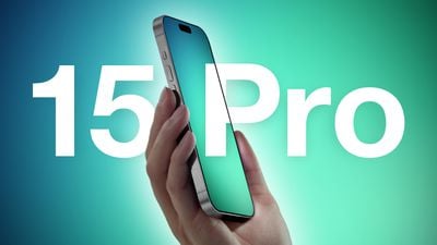 iPhone 15 Pro met twee knoppen voor volumeregeling en titaniumblauw en groen