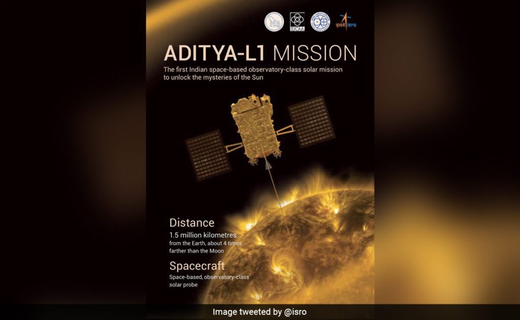 Astronaut Chris Hadfield op de ISRO Sun Aditya-L1-missie
