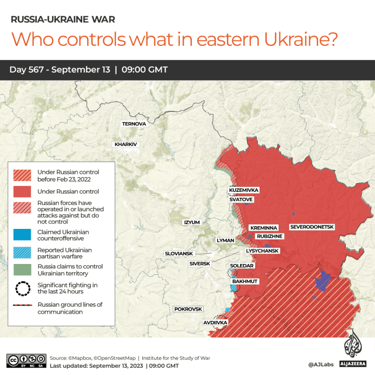Interactief - Wie controleert wat in Oost-Oekraïne - 1694614161