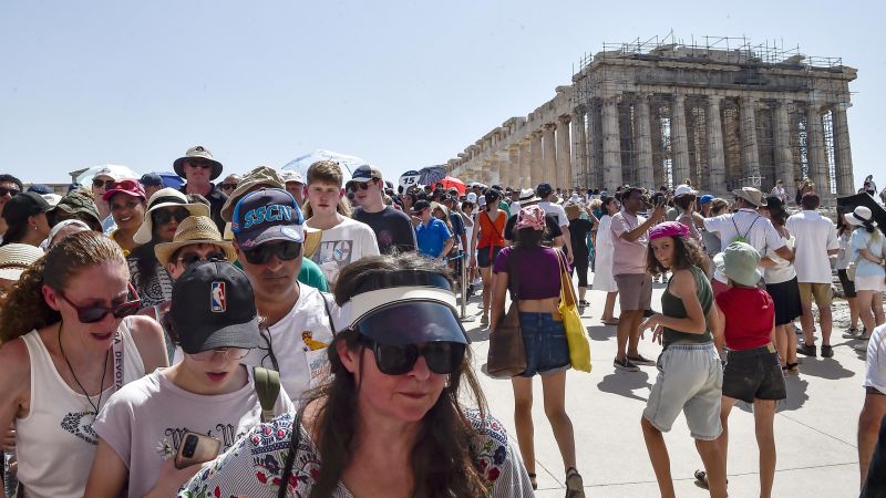 Griekenland begint het aantal bezoekers aan de Akropolis per dag te beperken om het overtoerisme aan te pakken