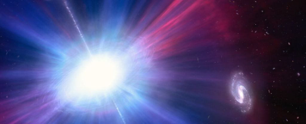 Een vreemde, zeldzame ruimte-explosie gezien waar hij niet zou moeten zijn: ScienceAlert