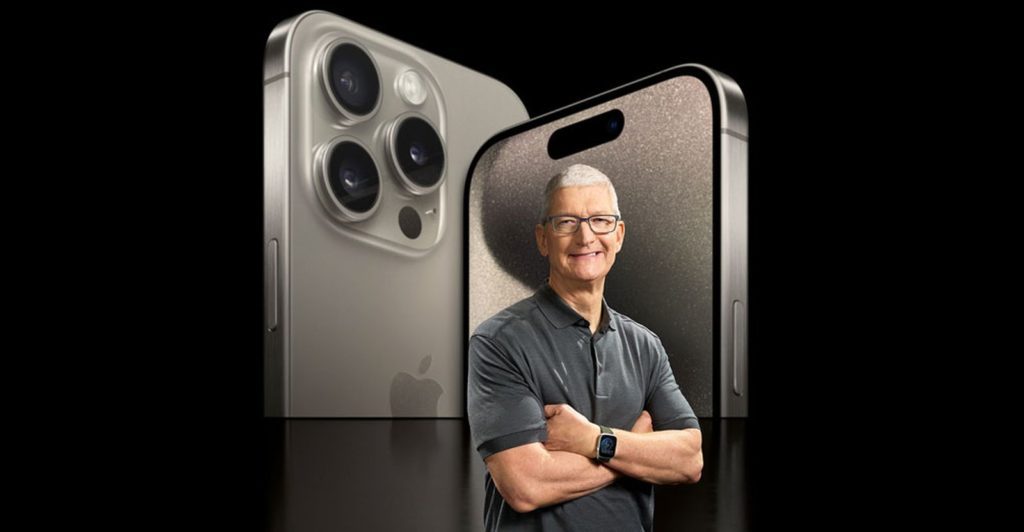 Apple-CEO Tim Cook bezoekt China vanwege berichten over dalende iPhone 15-verkopen