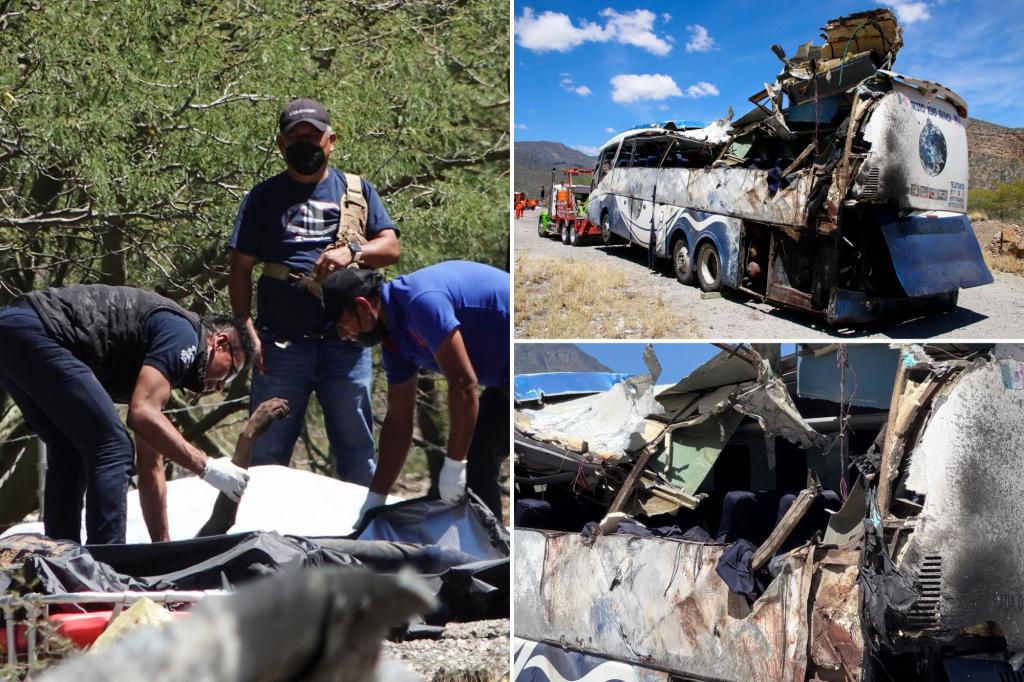 Bij een gruwelijk busongeluk in het zuiden van Mexico kwamen zestien migranten om het leven