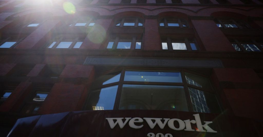 WeWork-aandelen dalen naar een recordlaagte na naderende faillissementsrapporten