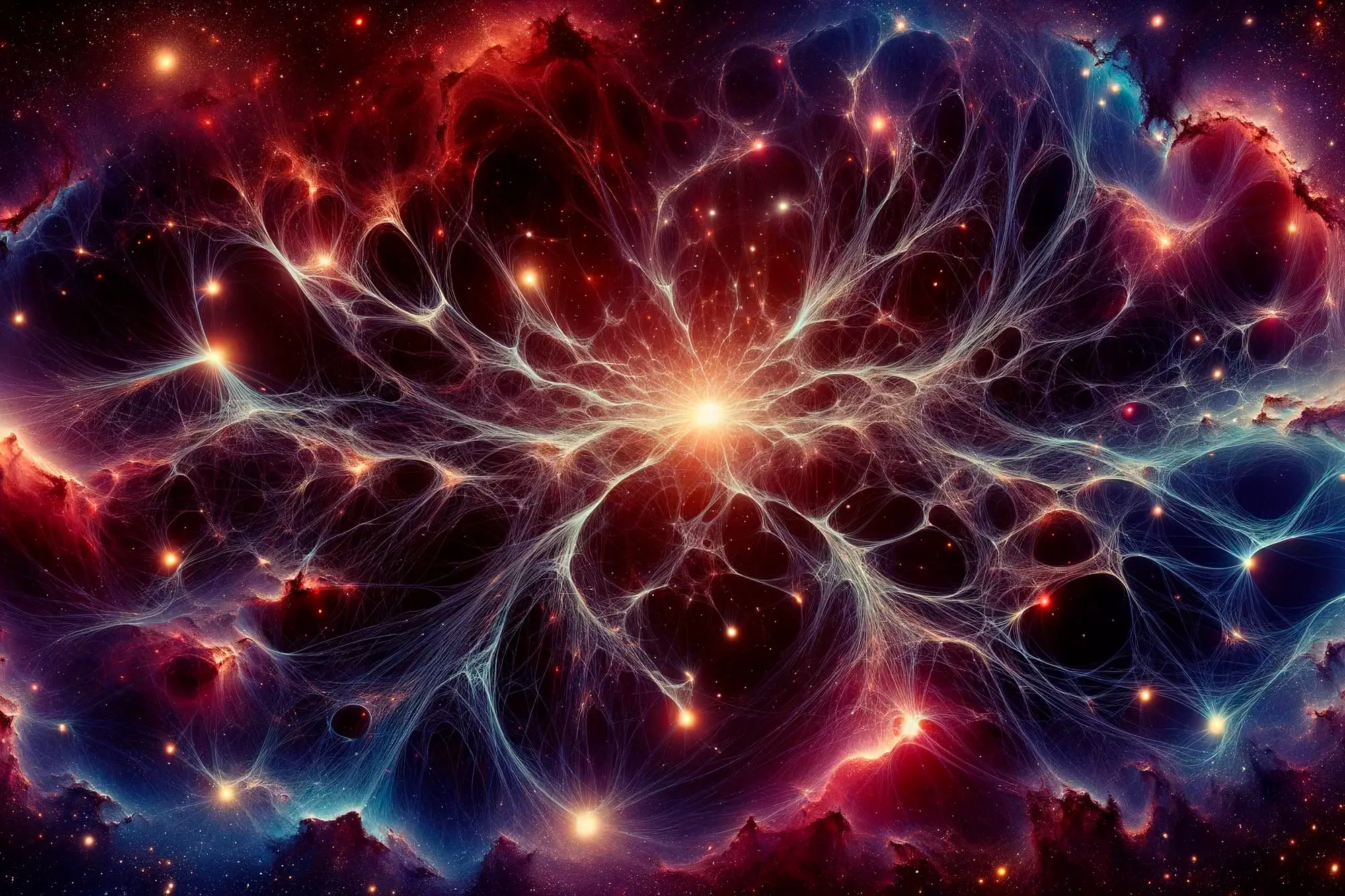 Dark Matter Cosmology Art Concept
