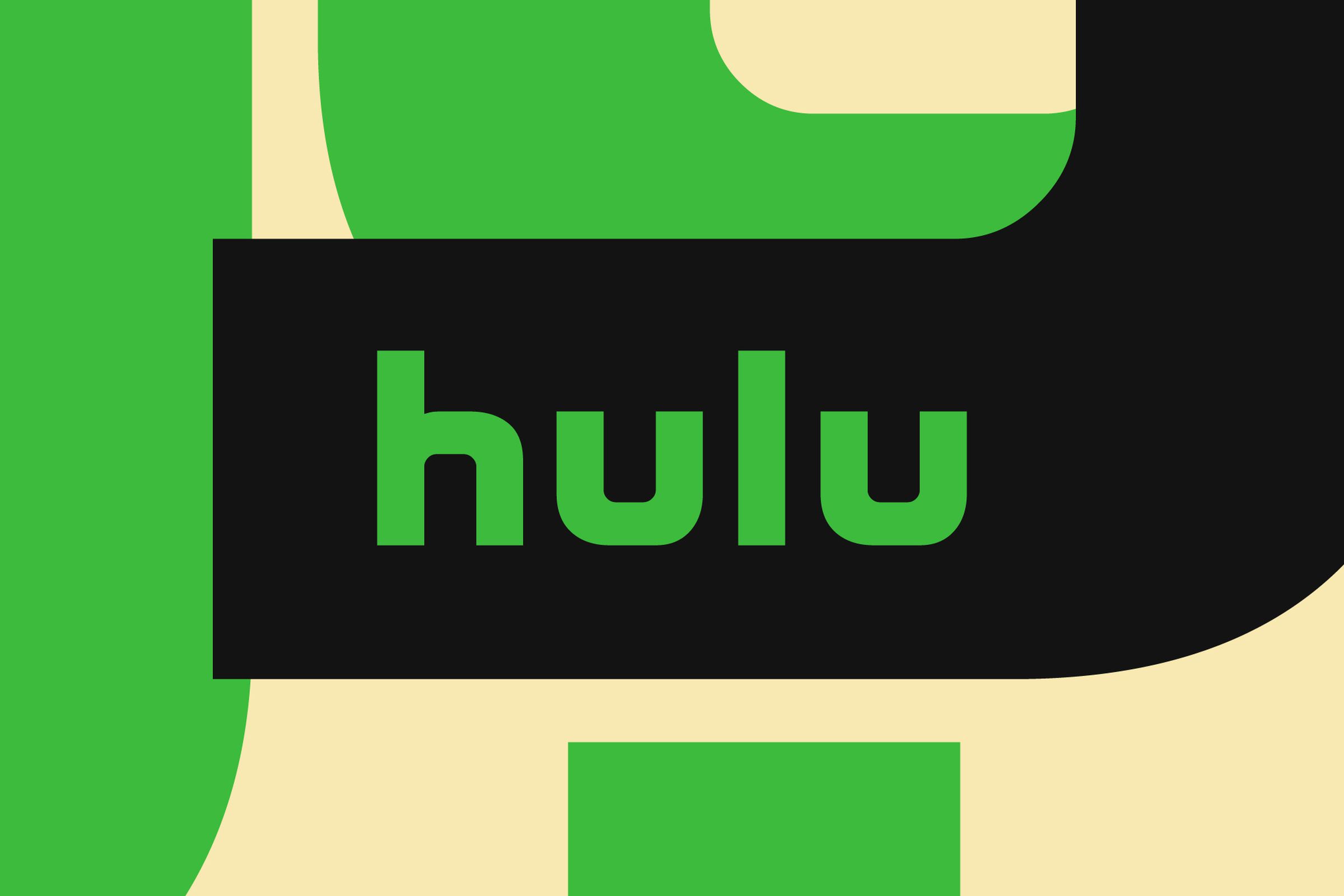 Afbeelding van het Hulu-logo op een abstracte achtergrond