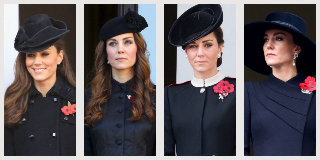 Bekijk Kate Middleton's jubileumzondagsmode door de jaren heen