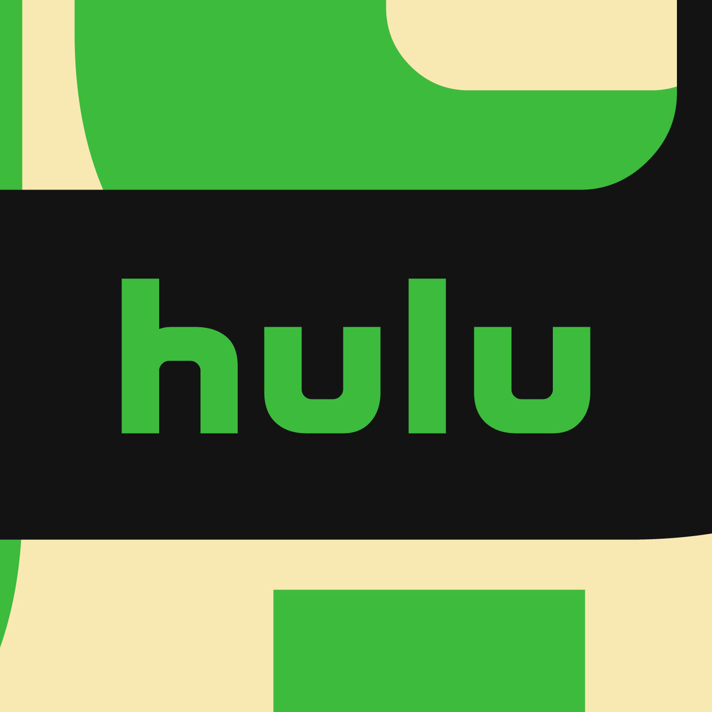 Afbeelding van het Hulu-logo op een abstracte achtergrond