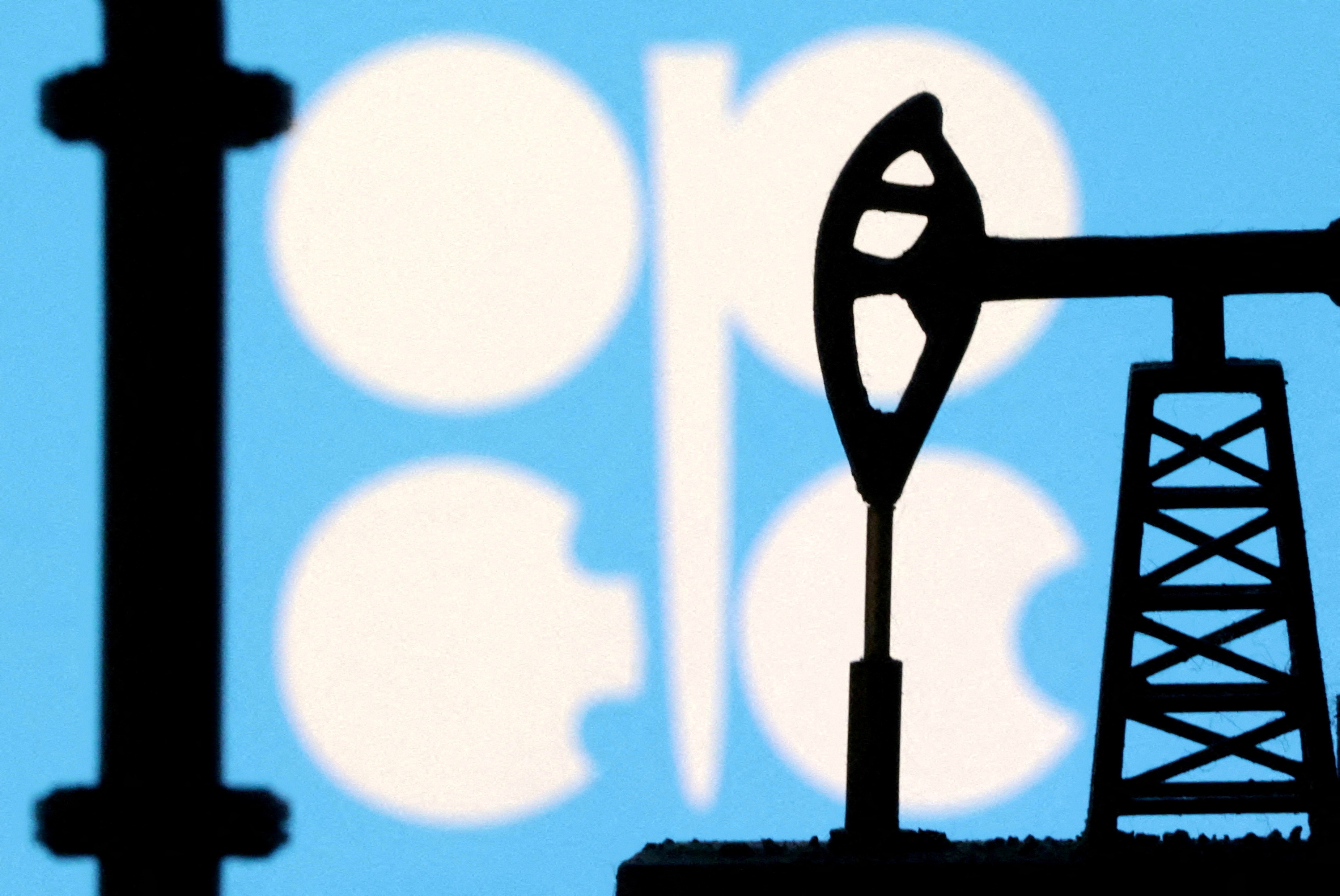 Bestandsfoto: afbeelding van het OPEC-logo