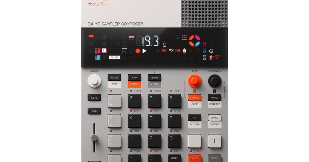 EP-133 KO II mixer van Teenage Engineering: prijs, kenmerken en specificaties