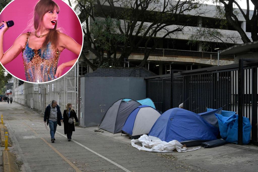 Fans van Taylor Swift in Argentinië kamperen al maanden in het stadion
