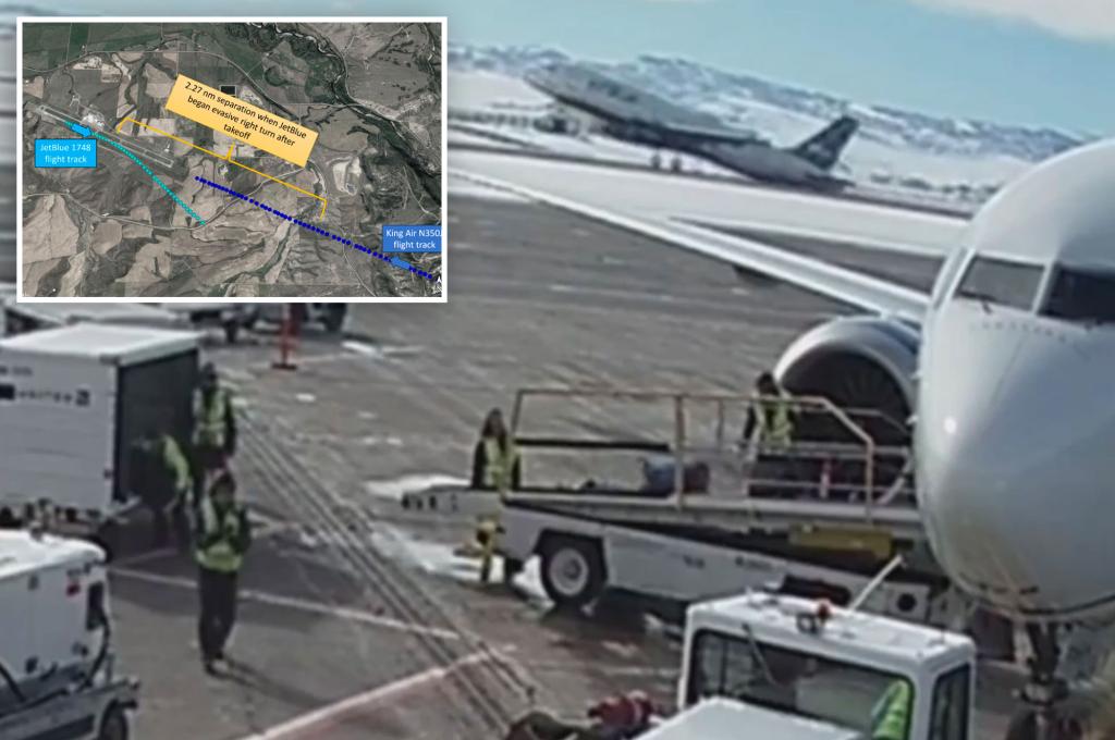 Vliegtuigen kunnen ternauwernood een frontale landingsbaancrash in Colorado vermijden nadat de piloot een laatste secondebeweging maakte