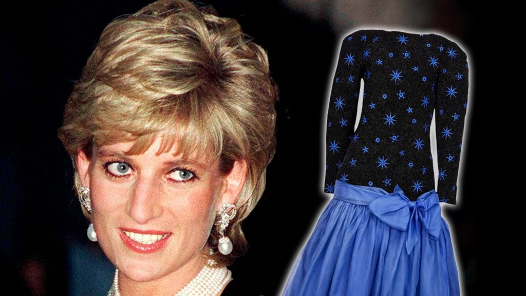 De jurk van prinses Diana werd op een veiling verkocht voor $ 1,1 miljoen