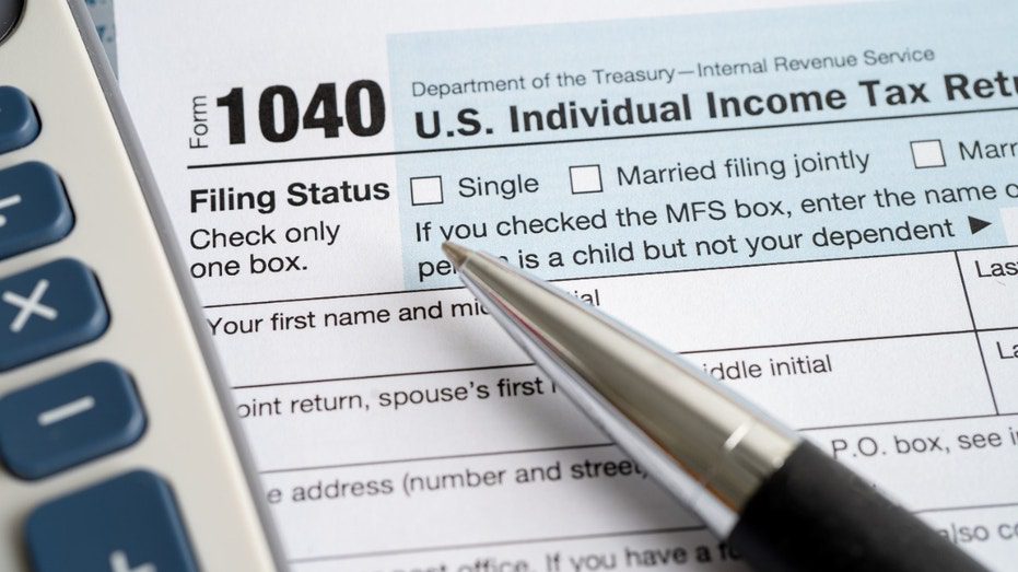 IRS-belastingaangifteformulier 1040