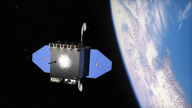 NASA's Solar Dynamics Observatory draait in een baan om de aarde