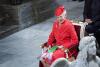 BESTAND - Koningin Margrethe II woont op zondag 11 september 2022 een kerkmis bij in de kathedraal van Kopenhagen ter gelegenheid van de 50e verjaardag van haar troonsbestijging in Kopenhagen. Koningin Margrethe II, wier regering van een halve eeuw haar tot de langst dienende monarch maakte in Europa en is onderworpen aan