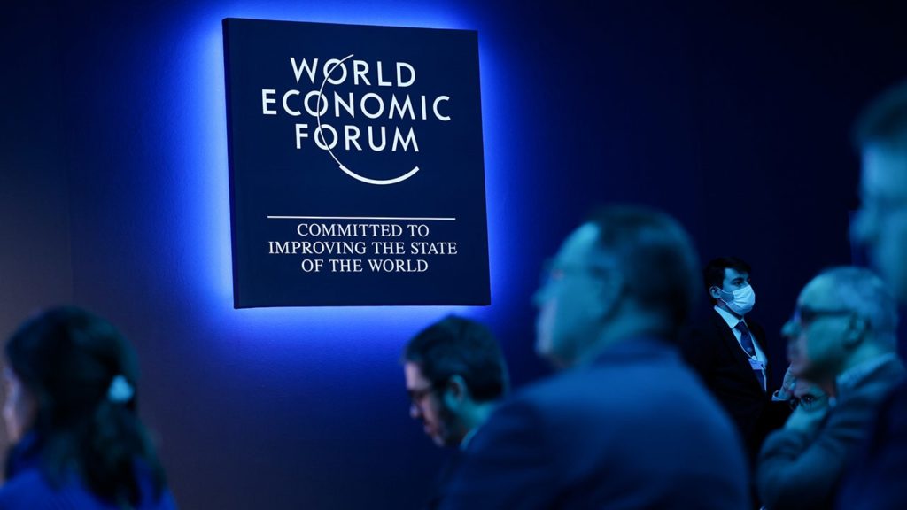 De lancering van het Wereld Economisch Forum 2024 in Davos