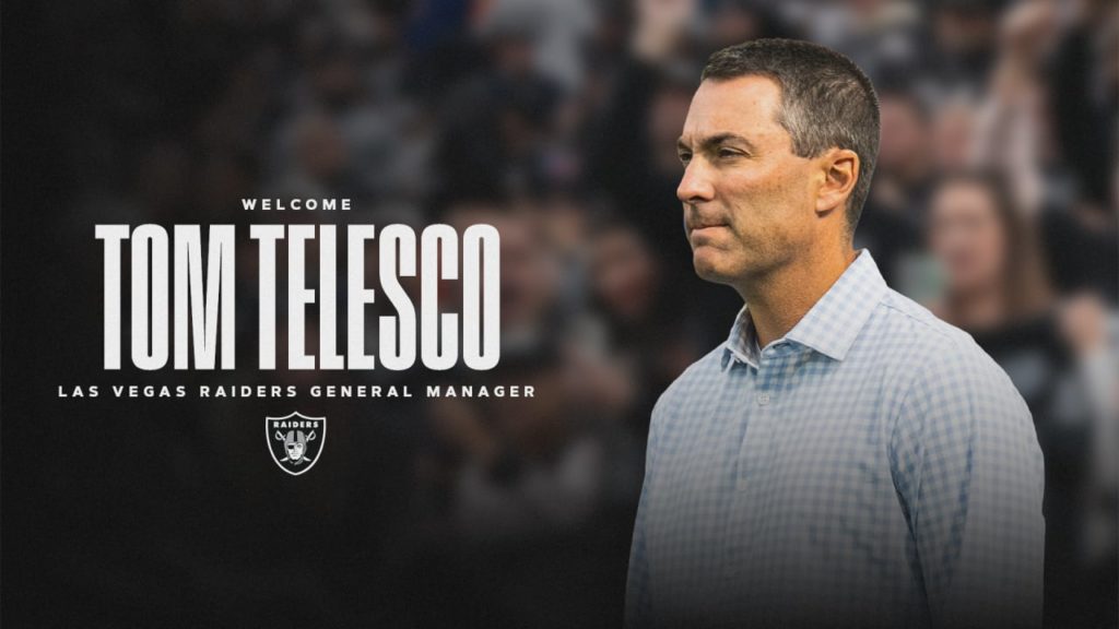 De Raiders hebben Tom Telesco benoemd tot algemeen directeur