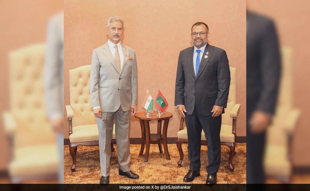 India en de Malediven bespreken de militaire terugtrekking van het eiland tijdens het geschil