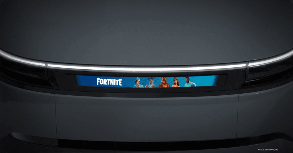 Sony brengt Fortnite naar de auto (bumper)