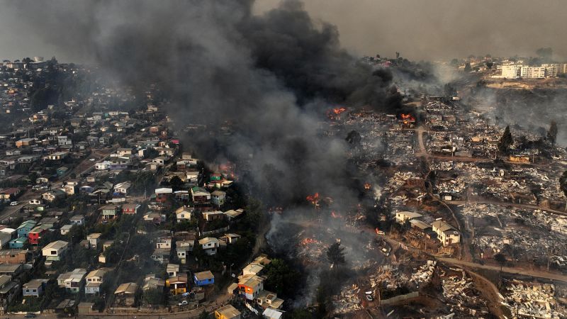 Het VN-agentschap zegt dat de bosbranden in Chili waarschijnlijk de dodelijkste ooit zullen zijn