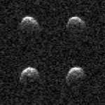 NASA's Planetary Radar brengt de asteroïde in beeld terwijl deze de aarde nadert