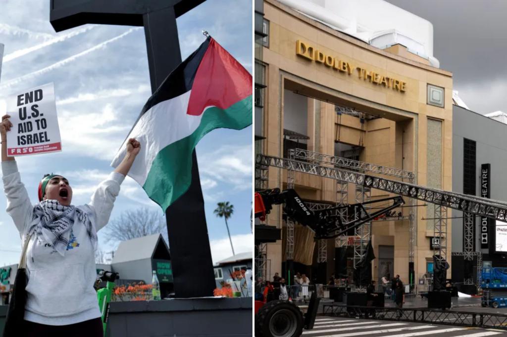 LAPD zet zich schrap voor anti-Israëlische demonstranten die proberen de Oscars te verstoren