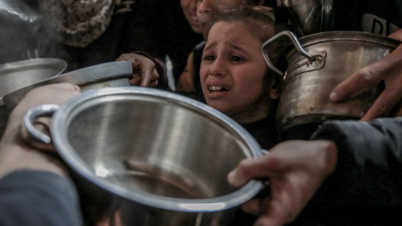 De honger is ‘catastrofaal’ in Gaza  CNN