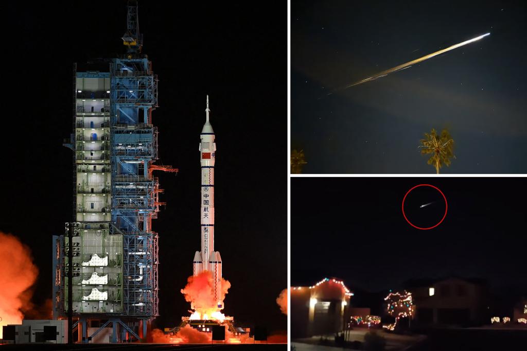 De mysterieuze lichtshow boven Californië was Chinees ruimteschroot dat op de aarde viel
