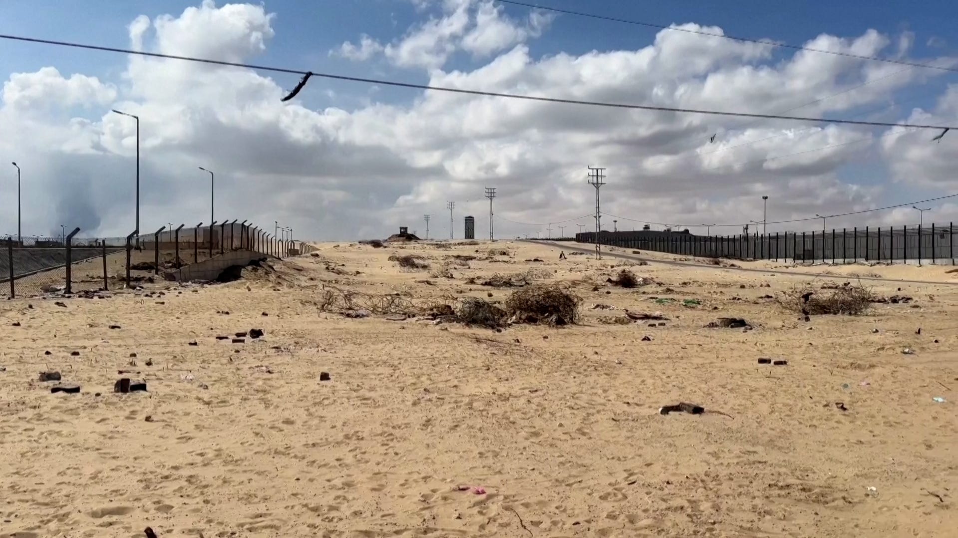Israël zegt dat het de landgrens van Gaza met Egypte controleert
