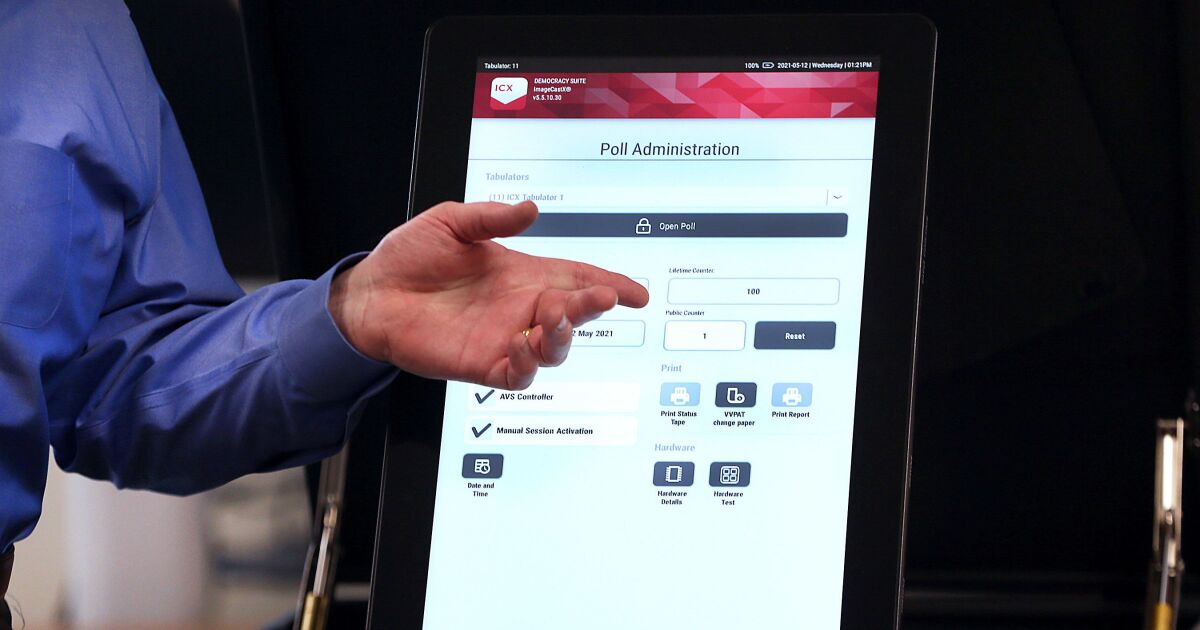 Stemmachines storing tijdens Pa. Verkiezingen, laten nieuwe gegevens zien