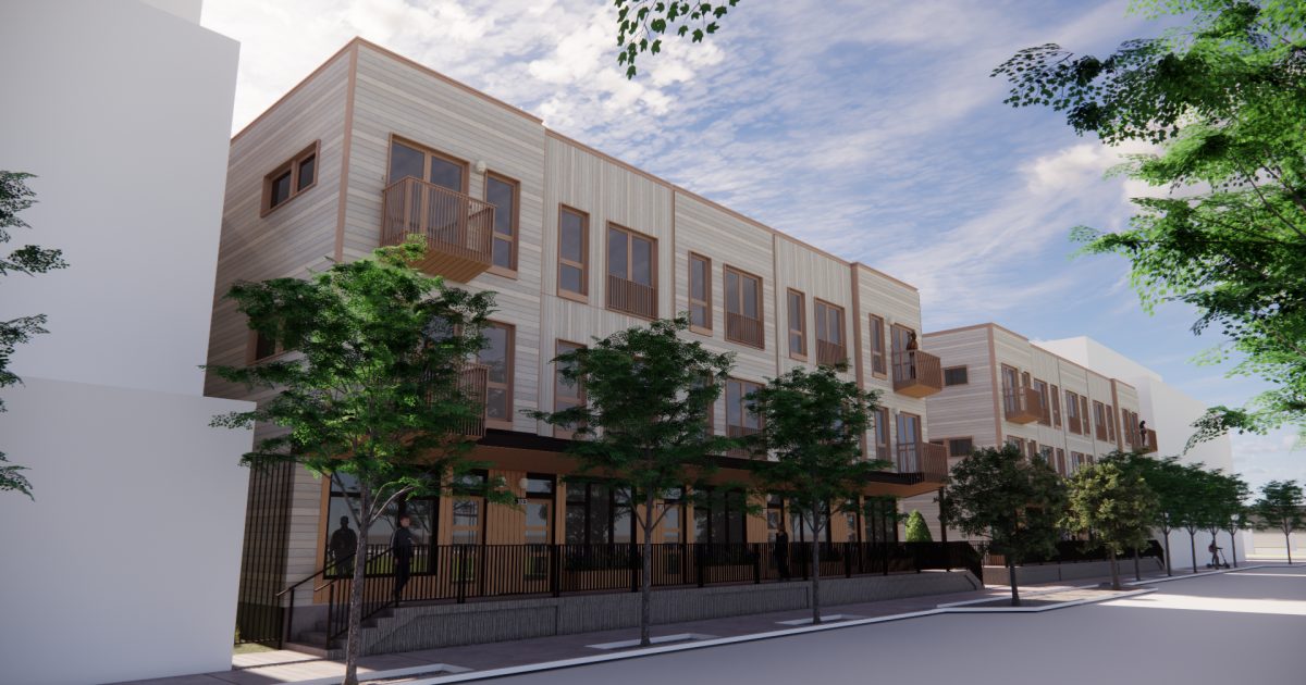 Off-the-shelf appartementengebouw komt naar Hazelwood Green