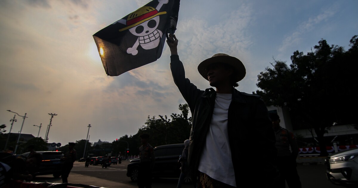 Waarom Gen Z -demonstranten wereldwijd een anime -piratenvlag vliegen