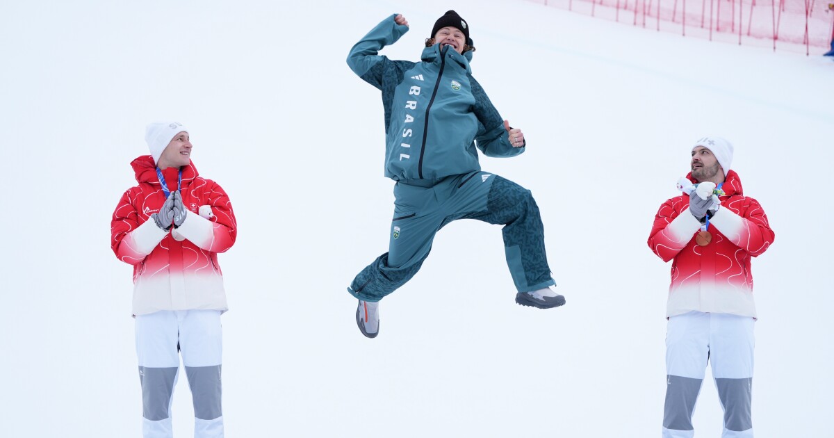 De Braziliaanse Pinheiro Braathen wint goud en de eerste medaille op de Olympische Winterspelen van Zuid-Amerika