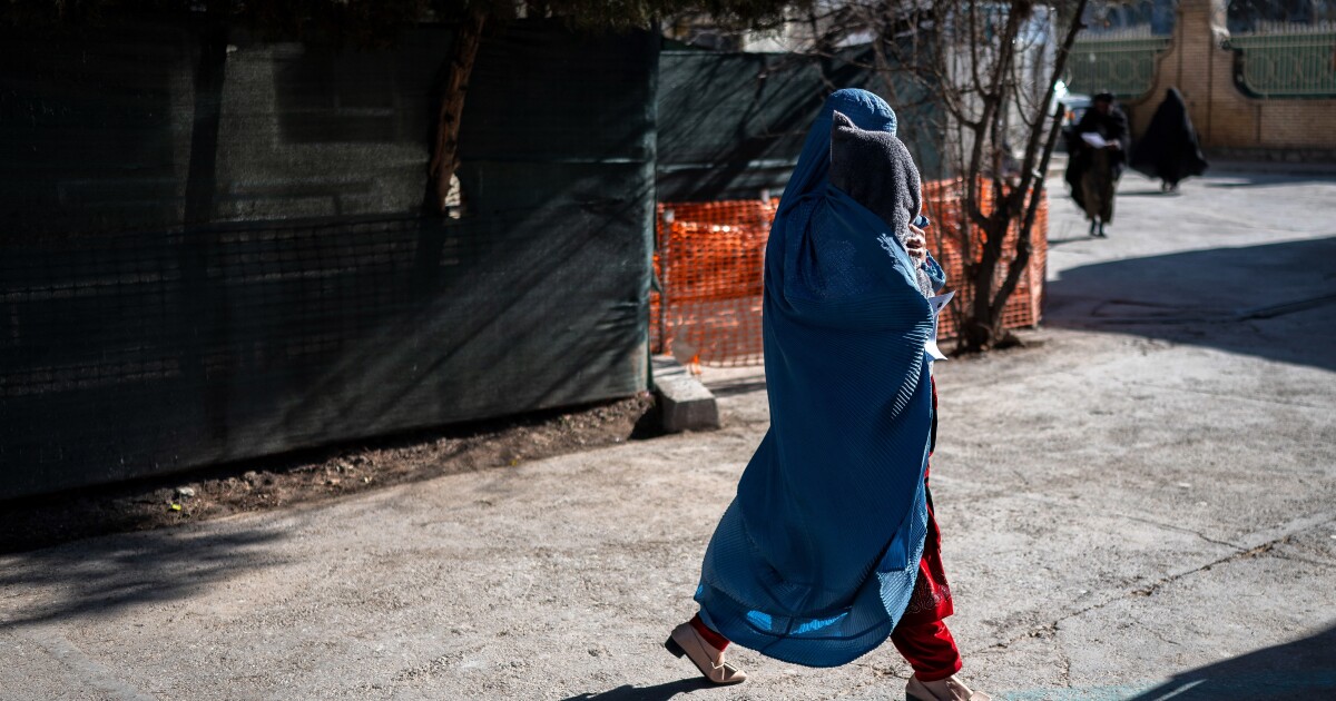 Jarenlang hebben de Taliban tegen vrouwen gezegd dat ze zich in het openbaar moesten bedekken. Nu zijn ze aan het kraken