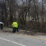 Opruiming, stroomherstel aan de gang in Pittsburgh, West-Pa. na storm