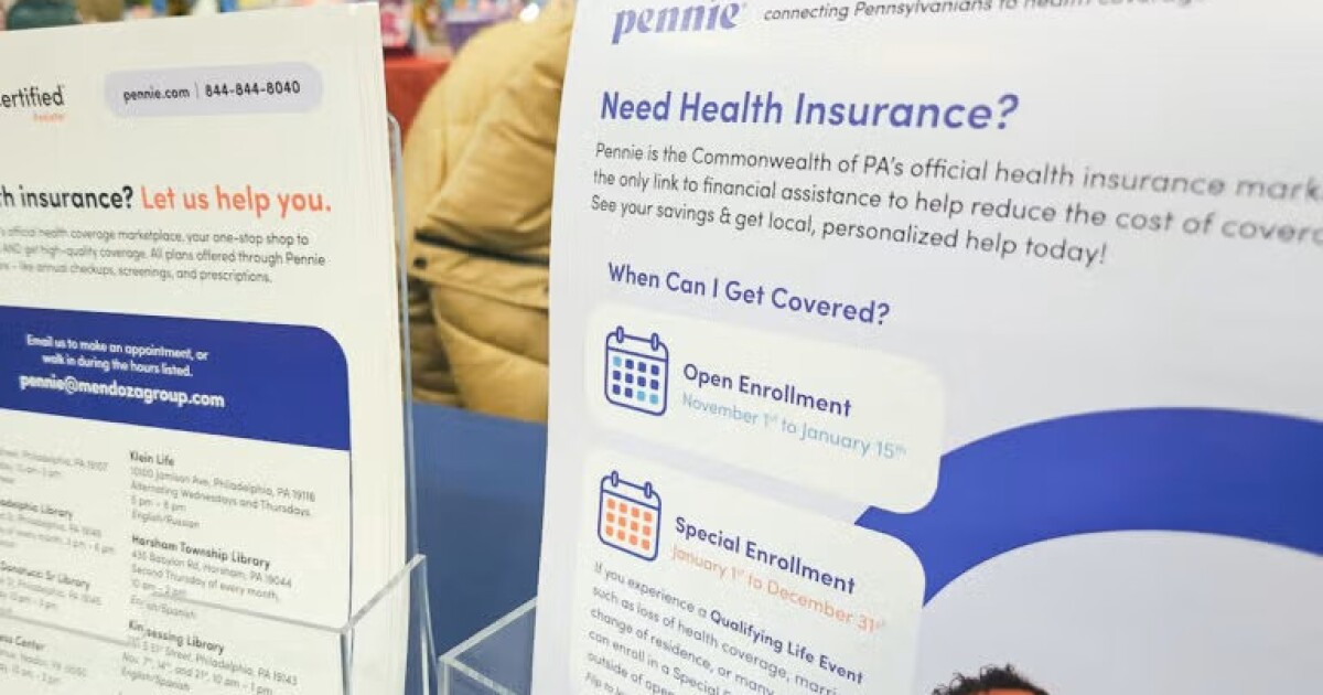 120.000 Pennsylvanians hebben de ACA-ziektekostenverzekering stopgezet sinds het wegvallen van federale subsidies