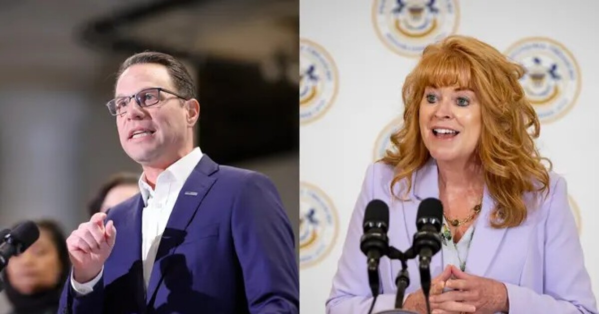 Garrity raakt Mar-a-Lago terwijl ze moeite heeft om met Shapiro te concurreren op het gebied van fondsenwerving