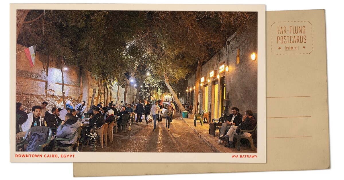 Groeten uit het centrum van Caïro, waar pretentieloze cafés deel uitmaken van de eeuwenoude charme