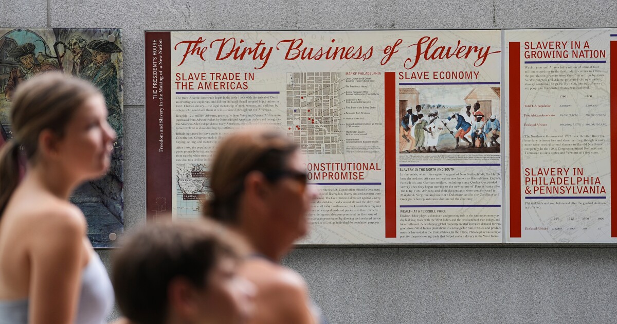 'Kwaadwillig schandalig': National Park Service onthult plannen om de slavernijtentoonstelling op President's House Site te vervangen