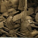 De immigranten, arbeiders en kindarbeiders van een fotograaf in Frick Pittsburgh