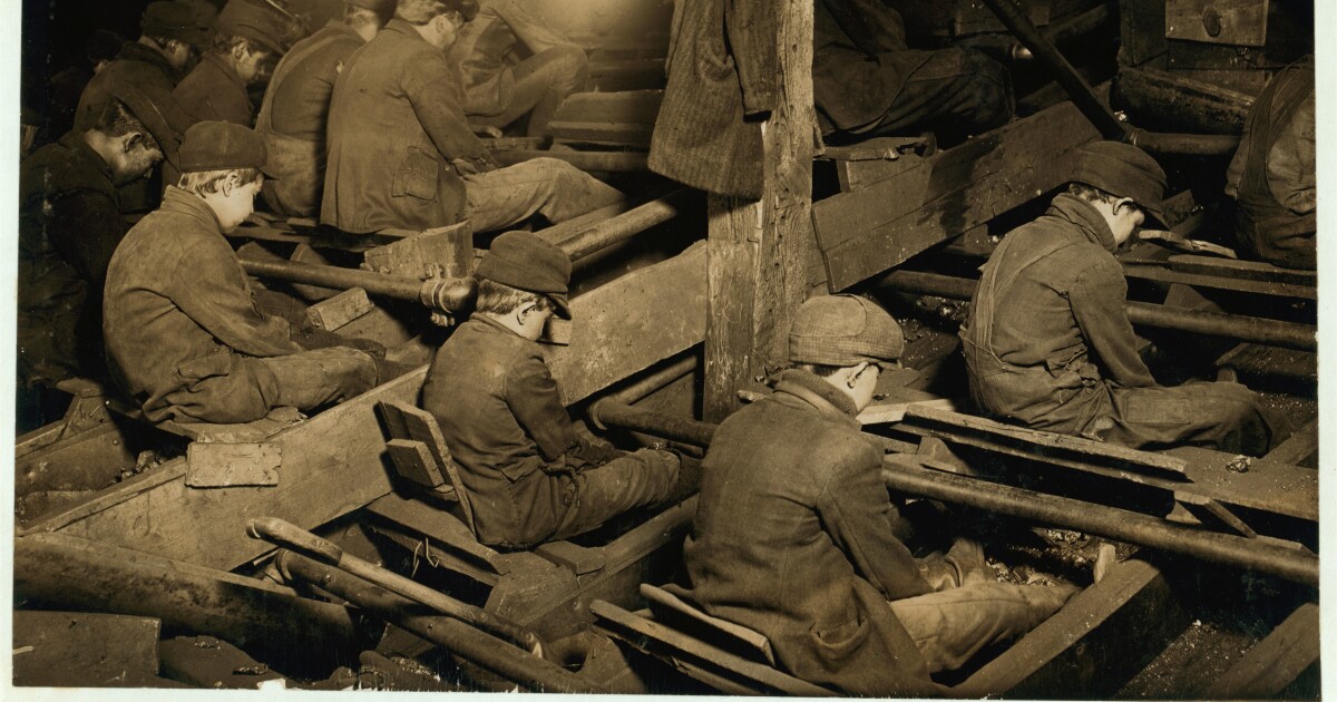 De immigranten, arbeiders en kindarbeiders van een fotograaf in Frick Pittsburgh