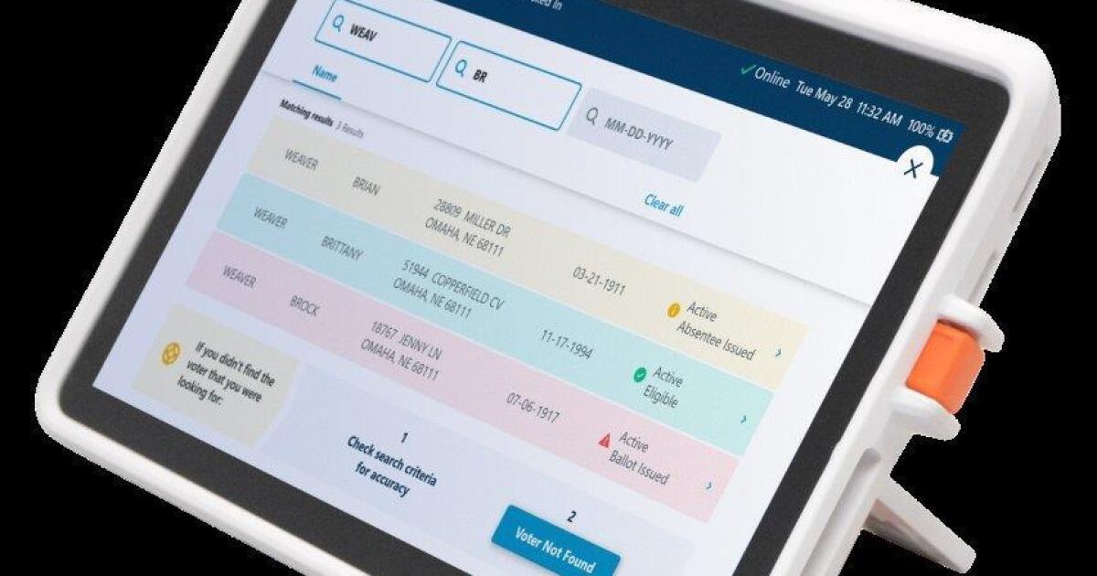 Pennsylvania zal in de voorverkiezingen van 2026 geen met internet verbonden e-pollbooks testen