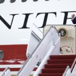 Air Force One, geschonken aan Trump vanuit Qatar, arriveert op Joint Base Andrews