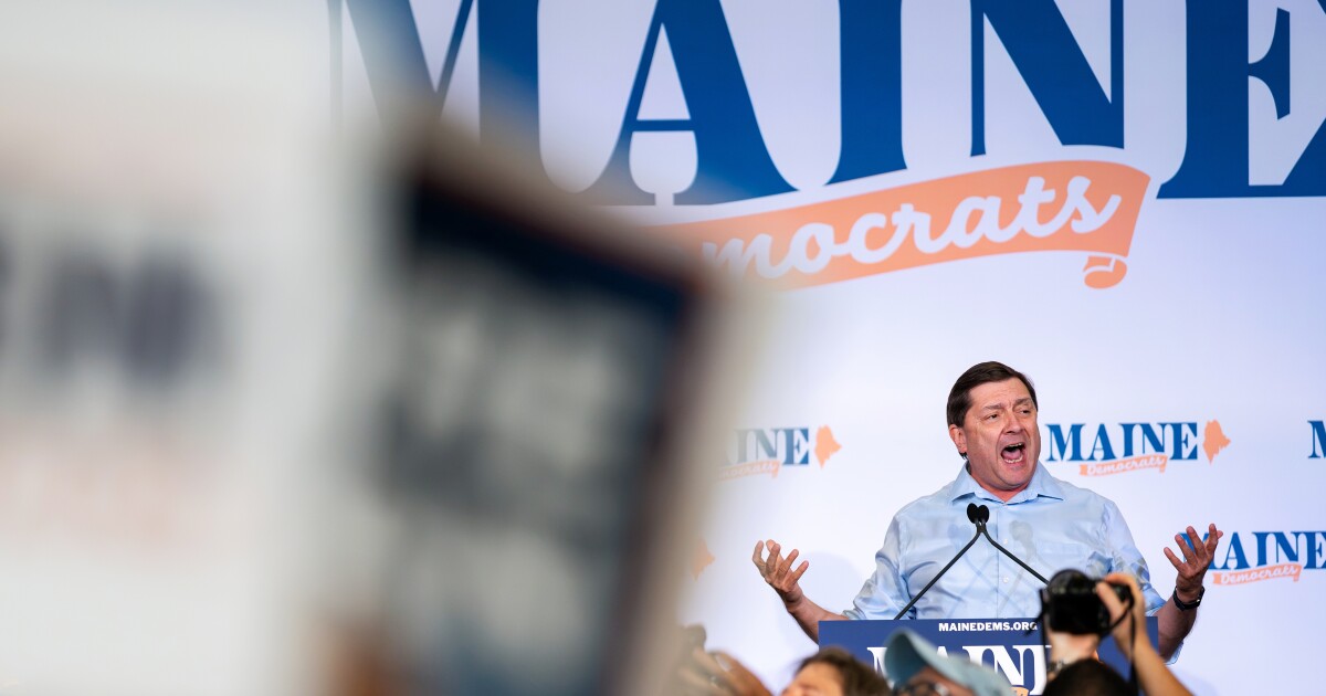 De Democraten in Maine nomineren Troy Jackson formeel als hun nieuwe kandidaat voor de Amerikaanse Senaat