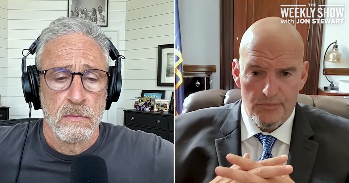 Fetterman spart met 'Weekly Show'-presentator Jon Stewart over Israël en links