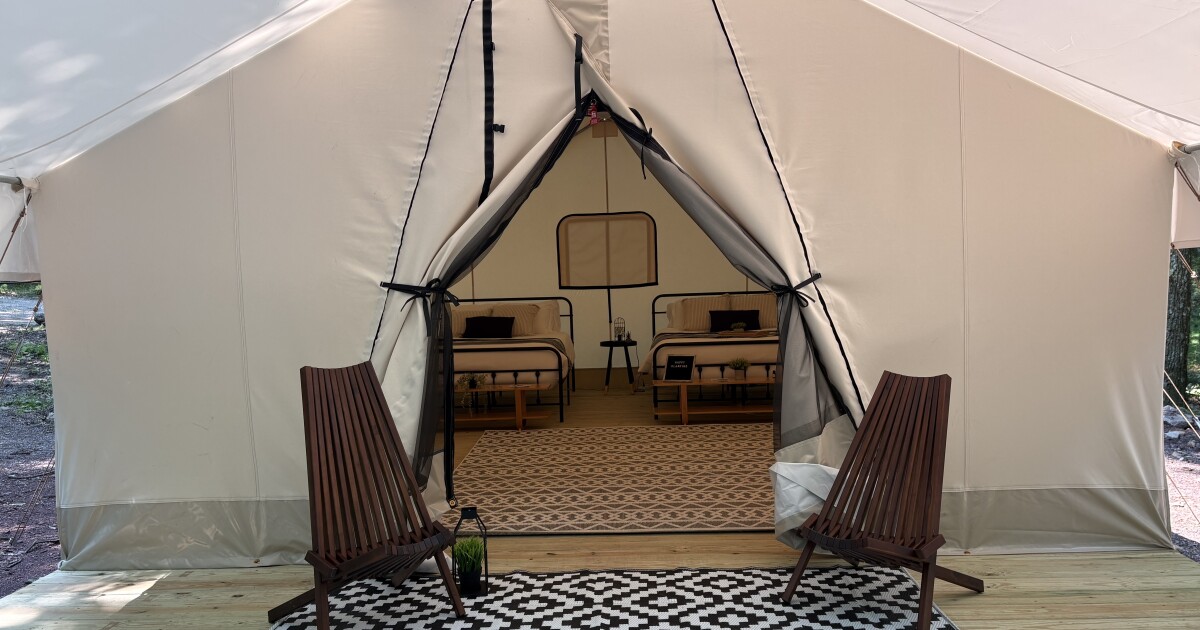Kamperen met… airconditioning? Pa. lanceert een glamping-pilot om nieuwkomers te overtuigen van buitenplezier.