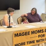 Moeders en patiënten sluiten zich aan bij UPMC Magee-verpleegkundigen en roepen op tot betere personeelsbezetting